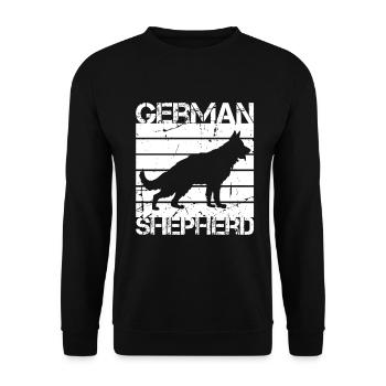 Berger allemand - Sweat-shirt Unisexe - noir - Devant - Alina (178cm) & Michal (187cm)