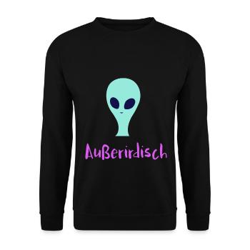 Mystérieux extraterrestre - Sweat-shirt Unisexe - noir - Devant - Alina (178cm) & Michal (187cm)