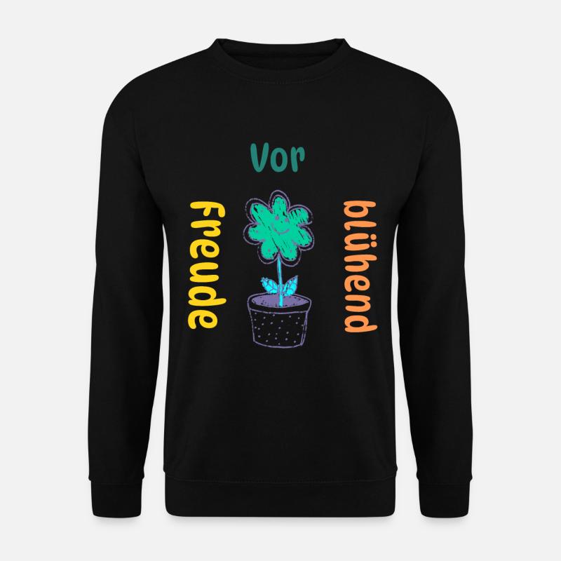 Spreading joy with every bouquet - Unisex Sweatshirt - black