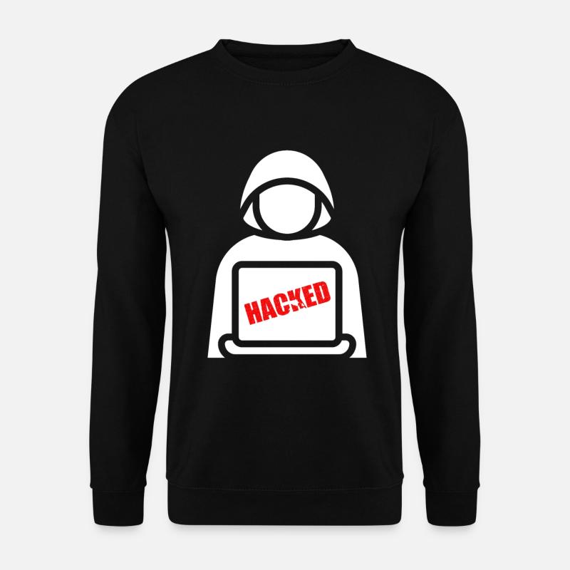 Hackers in the shadows - Unisex Sweatshirt - black