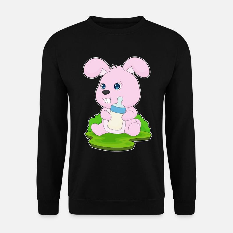 Bunny Lait de biberon - Sweat-shirt Unisexe - noir