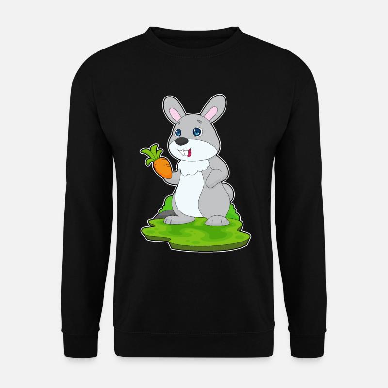 Rabbit Carrot - Unisex Sweatshirt - black