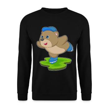 Bär Inline skating Inline skates - Unisex Pullover - Schwarz - Vorne - Alina (178cm) & Michal (187cm)
