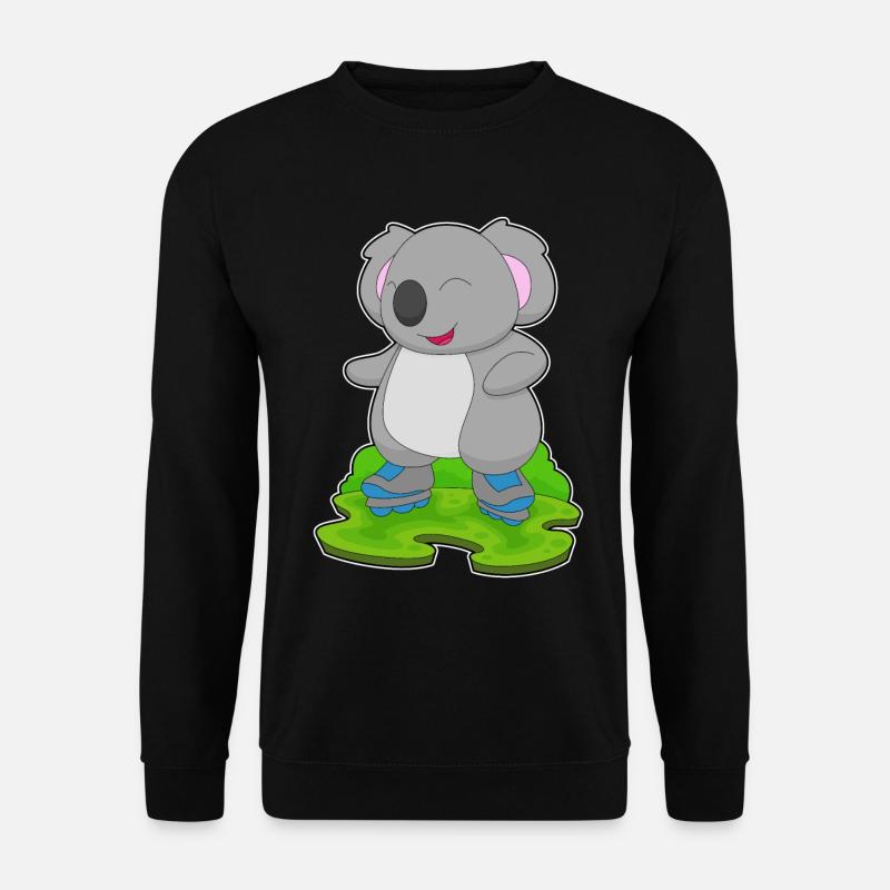 Koala Inline skating Inline skates - Unisex Sweatshirt - black