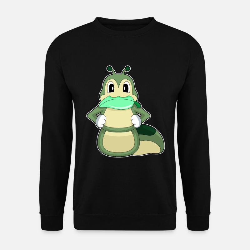 Caterpillar Leaf - Unisex Sweatshirt - black