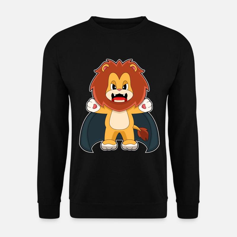 Lion Halloween Vampire - Sweat-shirt Unisexe - noir