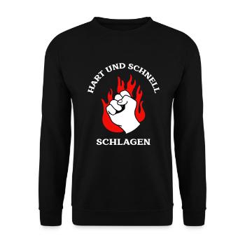 Karate Master - Unisex Sweatshirt - black - Front - Alina (178cm) & Michal (187cm)