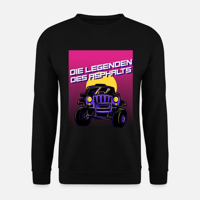 Die Legenden des Asphalts - Unisex Pullover - Schwarz