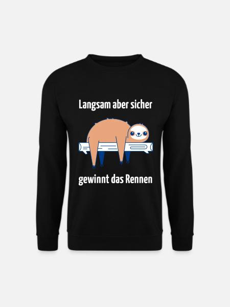 Relaxed sloth mood - Unisex Sweatshirt - black