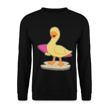 Surf de canards Surf Surf Été - Sweat-shirt Unisexe - noir - Devant - Alina (178cm) & Michal (187cm)