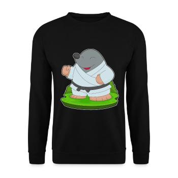 Karaté Mole Arts martiaux - Sweat-shirt Unisexe - noir - Devant - Alina (178cm) & Michal (187cm)
