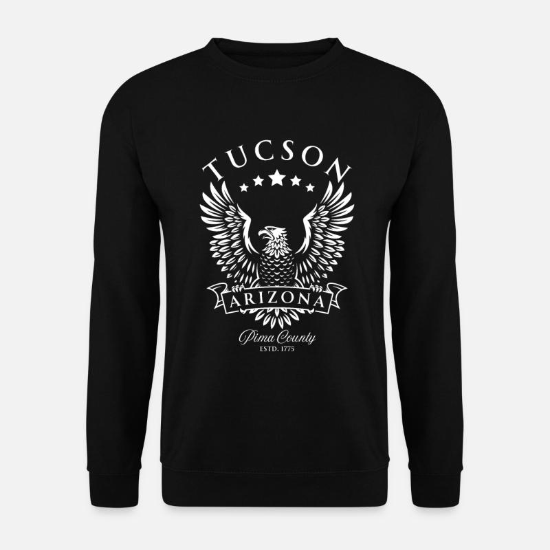 Tucson Arizona Amerikanischer Vintage Adler - Unisex Pullover - Schwarz