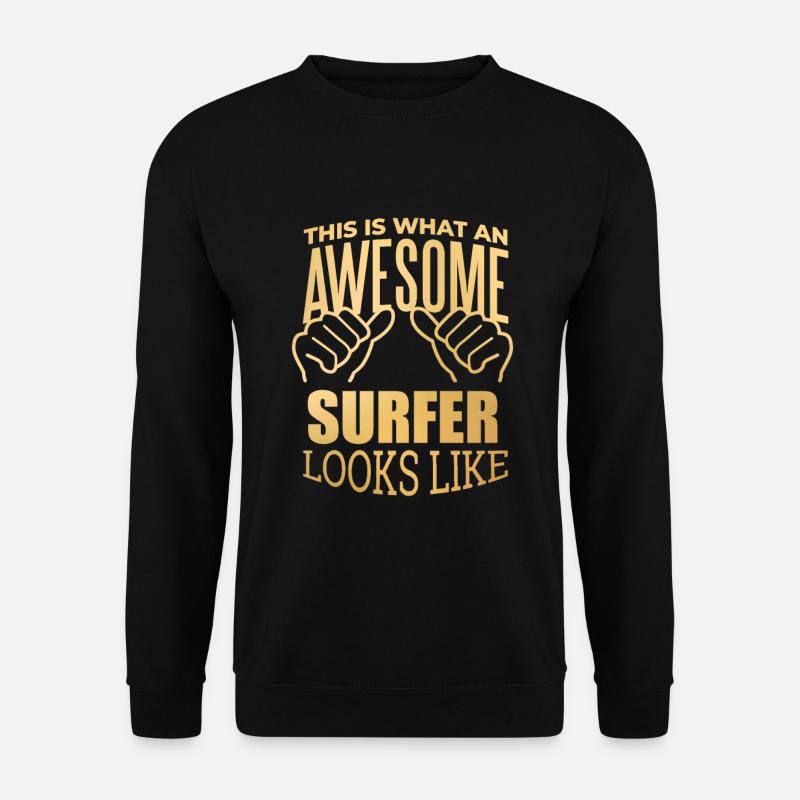 Wellenreiter - Unisex Pullover - Schwarz