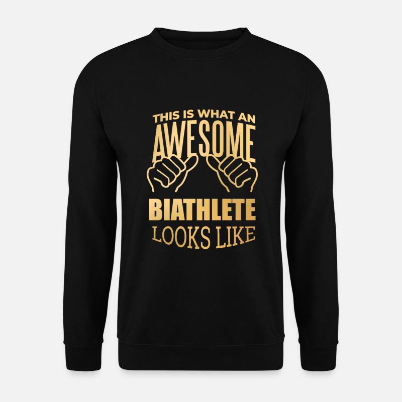 Biathlon - Unisex Pullover - Schwarz