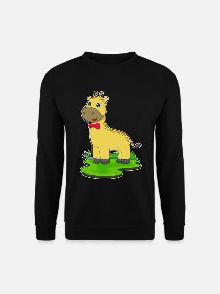 Giraffe Schleife - Unisex Pullover - Schwarz