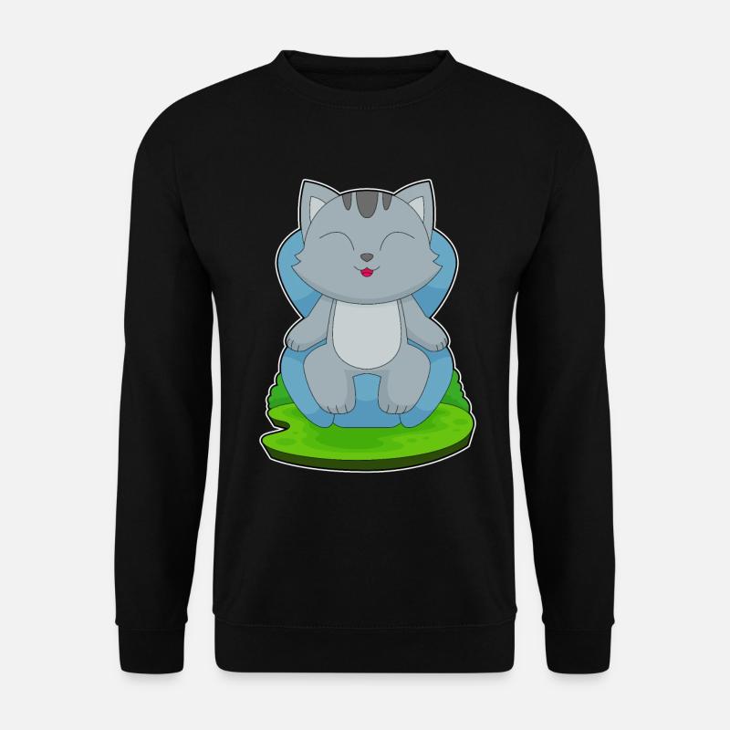 Fauteuil Chat - Sweat-shirt Unisexe - noir