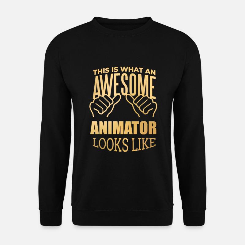 Animation - Unisex Pullover - Schwarz