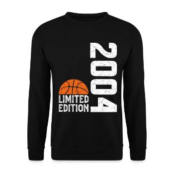 20e Anniversaire 2004 Édition Limitée Basketball - Sweat-shirt Unisexe - noir - Devant - Alina (178cm) & Michal (187cm)