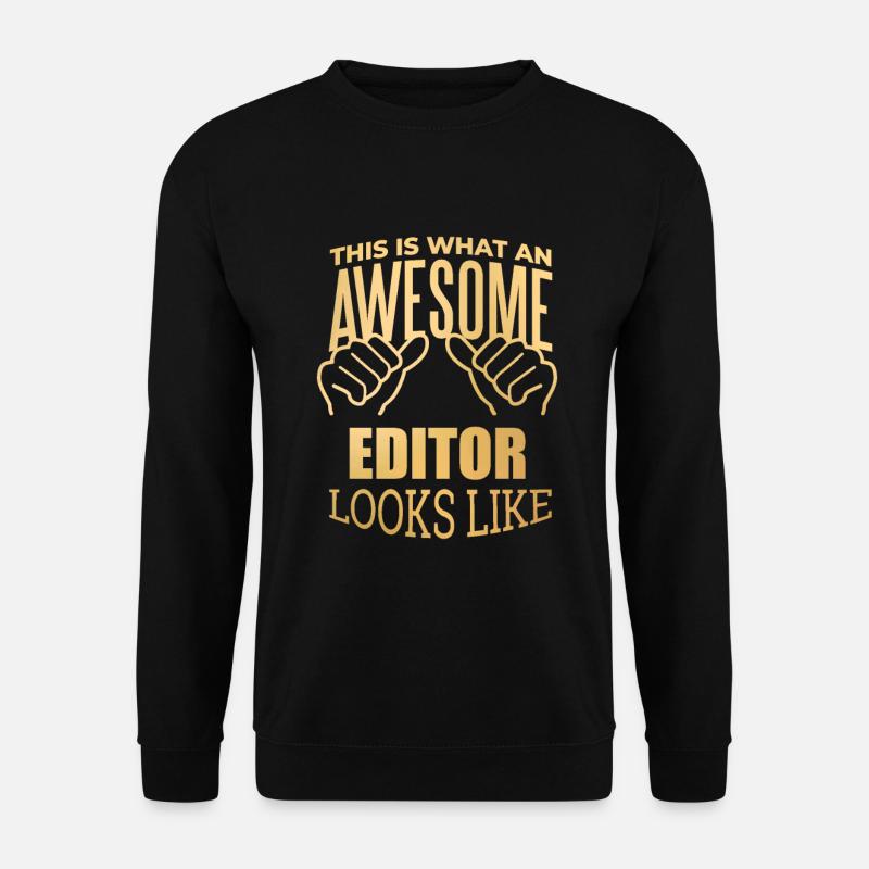 Redakteur - Unisex Pullover - Schwarz