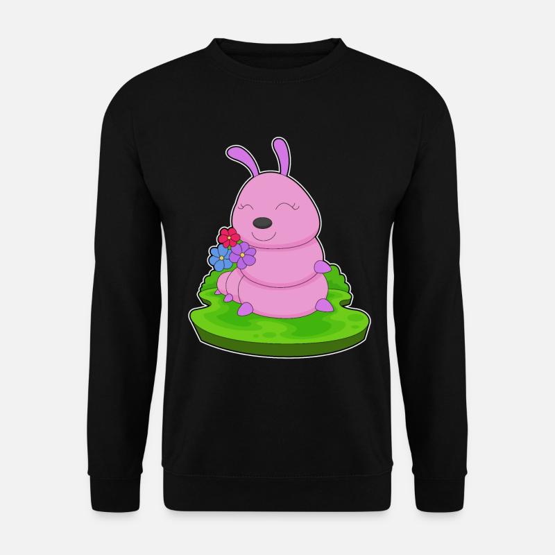 Caterpillar Flowers - Unisex Sweatshirt - black