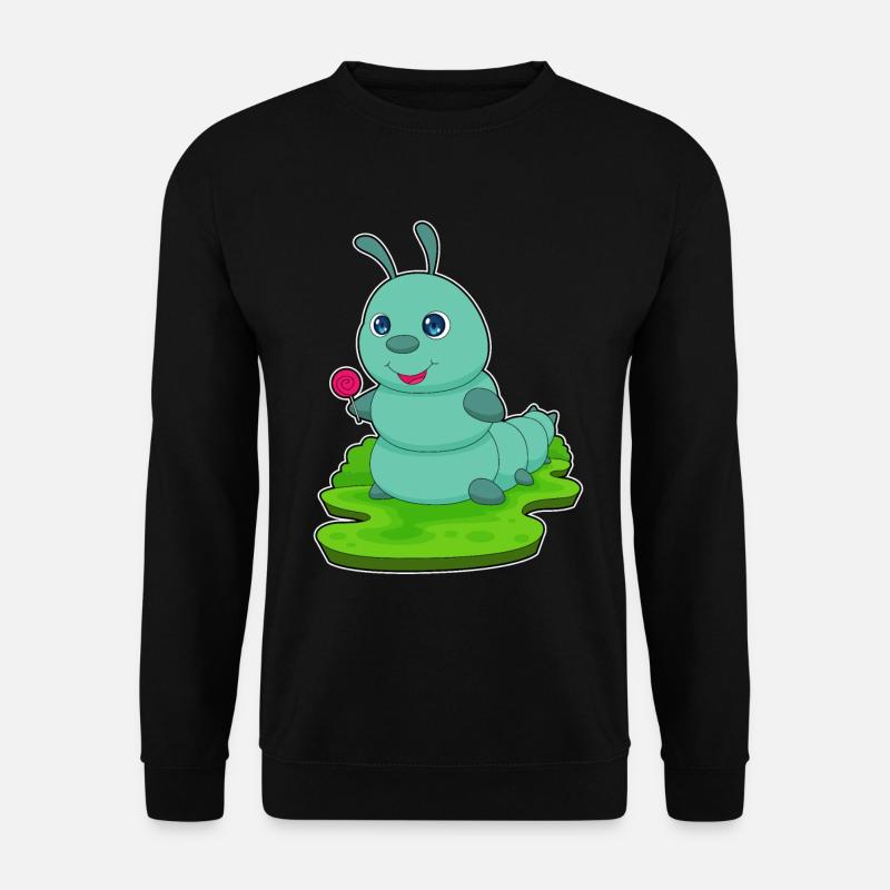 Sucette chenille - Sweat-shirt Unisexe - noir