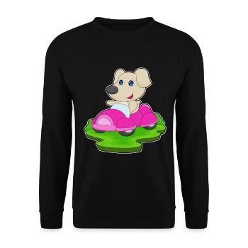 Dog Car - Unisex Sweatshirt - black - Front - Alina (178cm) & Michal (187cm)