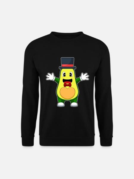 Avocado Groom Cylinder Wedding - Unisex Sweatshirt - black