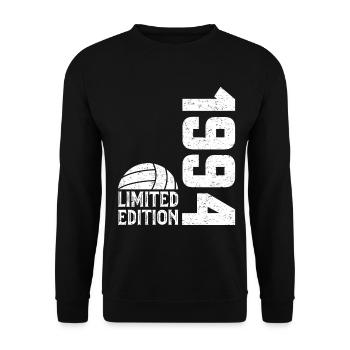30e Anniversaire 1994 Édition Limitée Volleyball - Sweat-shirt Unisexe - noir - Devant - Alina (178cm) & Michal (187cm)