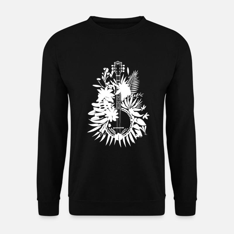 Banjo Cartoon Stil - Unisex Pullover - Schwarz