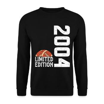 20th Anniversary 2004 Limited Edition Rugby - Unisex Sweatshirt - black - Front - Alina (178cm) & Michal (187cm)