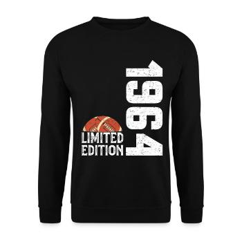 60th Anniversary 1964 Limited Edition Rugby - Unisex Sweatshirt - black - Front - Alina (178cm) & Michal (187cm)