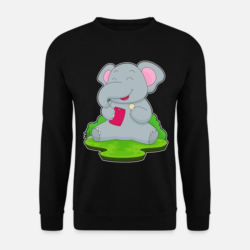 Elephant Potato Chips - Unisex Sweatshirt - black
