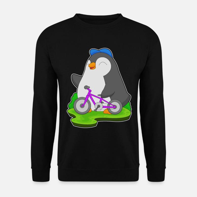 Vélo pingouin - Sweat-shirt Unisexe - noir