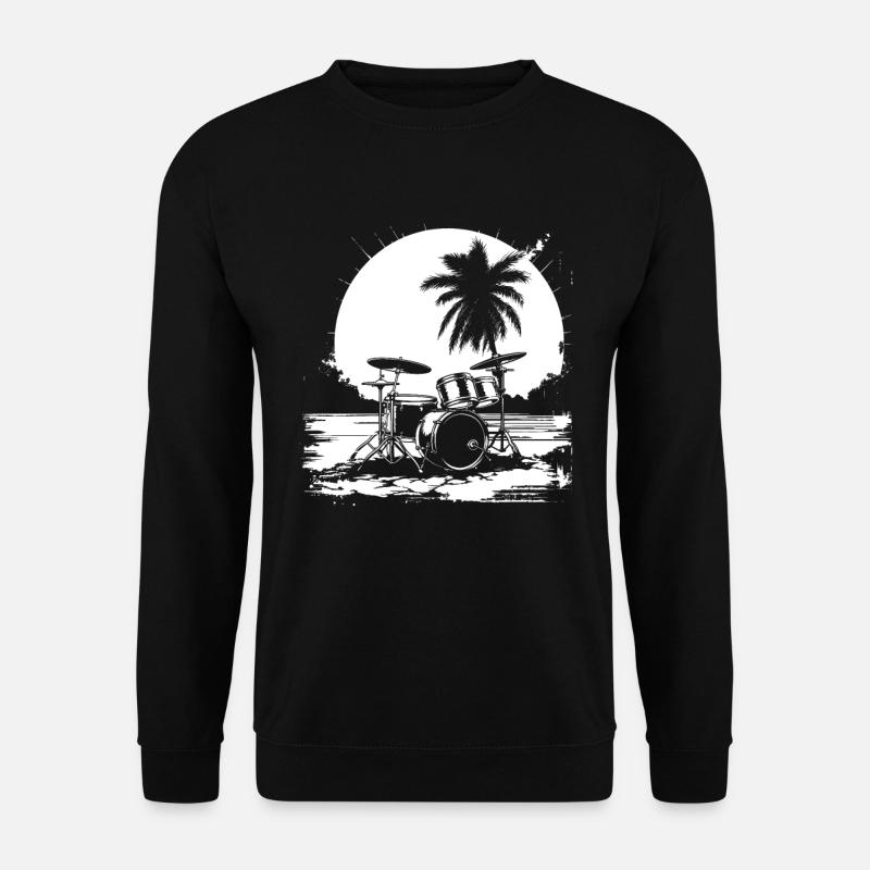 Drum Sketch - Unisex Sweatshirt - black