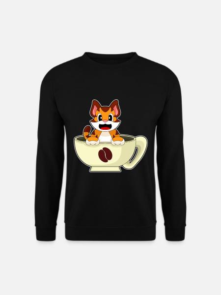 Tiger Coffee Mug - Unisex Sweatshirt - black