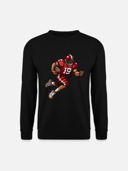 American Football Spieler - Unisex Pullover - Schwarz