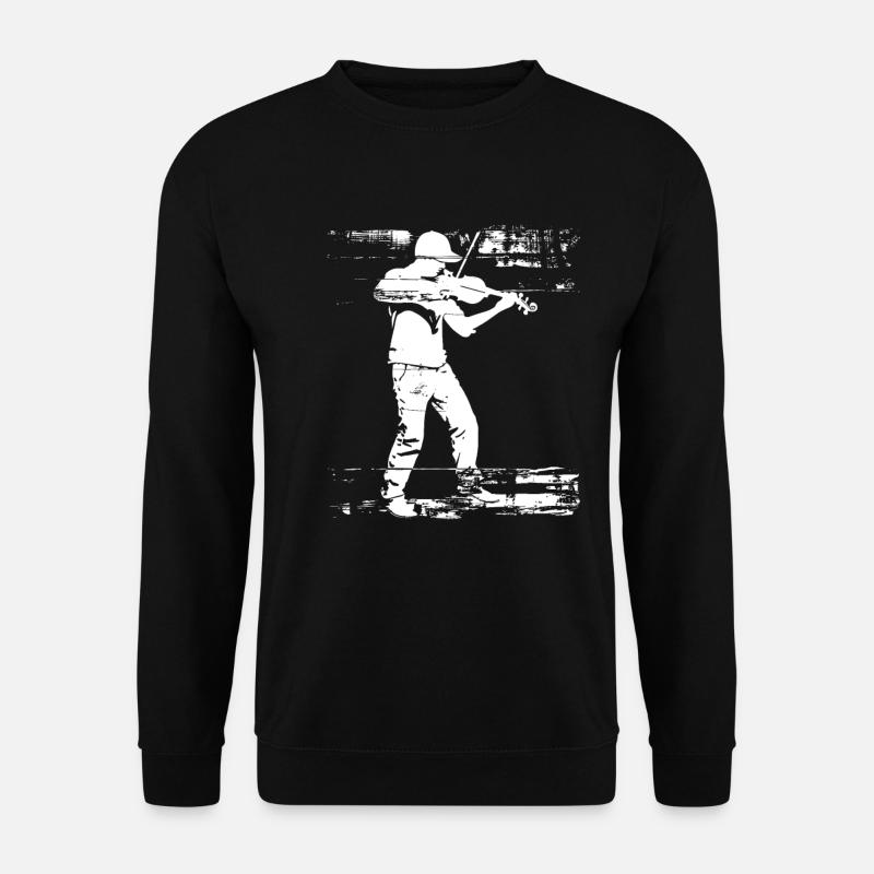 Violinist Sketch - Unisex Sweatshirt - black