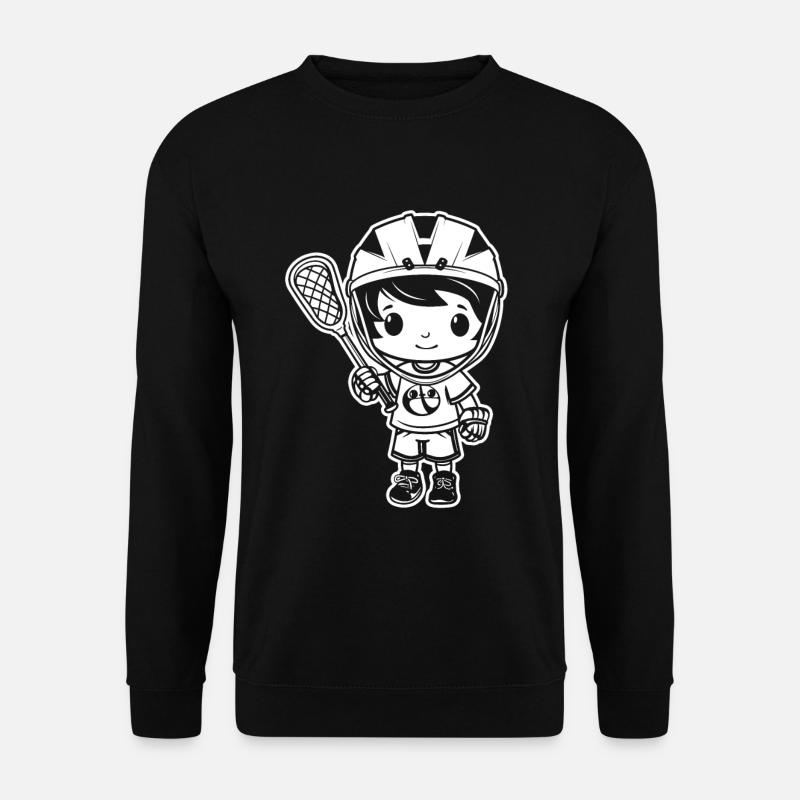 Lacrosse Junge - Unisex Pullover - Schwarz