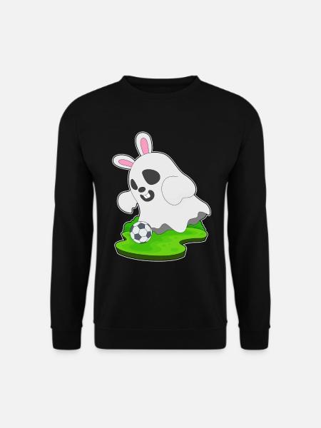 Fantôme Halloween Football - Sweat-shirt Unisexe - noir