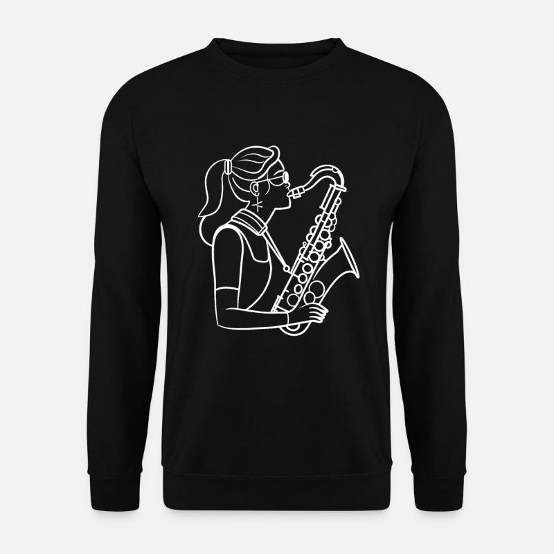 Saxophone player - Unisex Sweatshirt - black