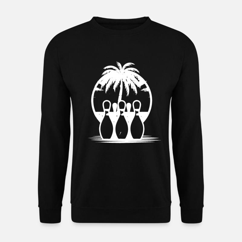 Bowling Grafik - Unisex Pullover - Schwarz