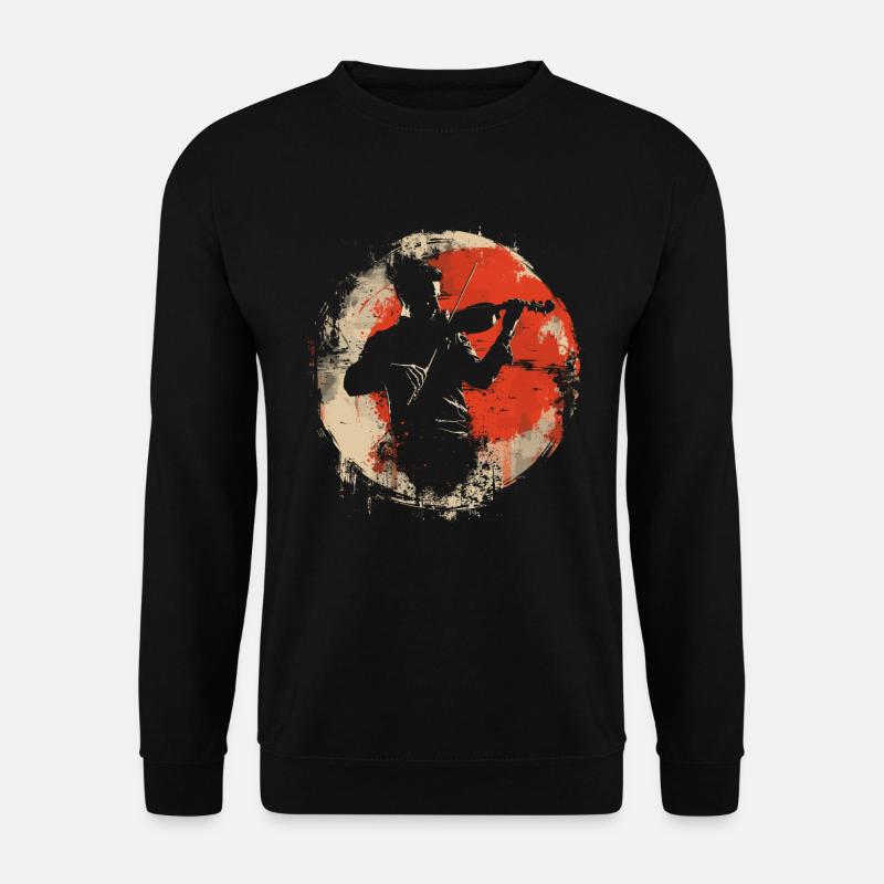 Violin Player Graphics - Unisex Sweatshirt - black