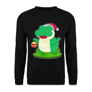 Bal de Noël des Crocodiles - Sweat-shirt Unisexe - noir - Devant - Alina (178cm) & Michal (187cm)