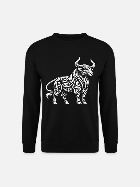 Taureau tribal - Sweat-shirt Unisexe - noir