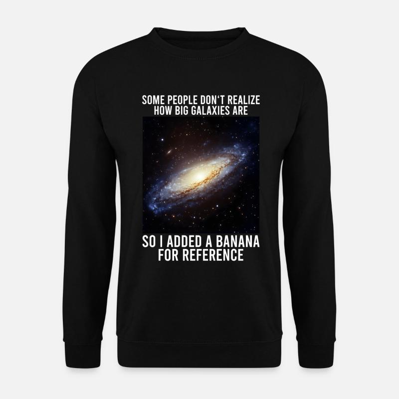 Galaxie Meme Wissenschaft Astrophysik Astrologie - Unisex Pullover - Schwarz