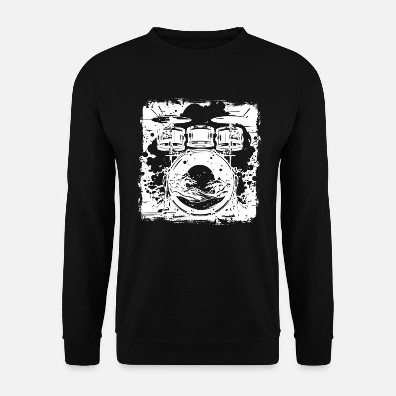 Drum Sketch - Unisex Sweatshirt - black