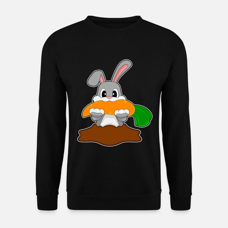 Rabbit Carrot - Unisex Sweatshirt - black