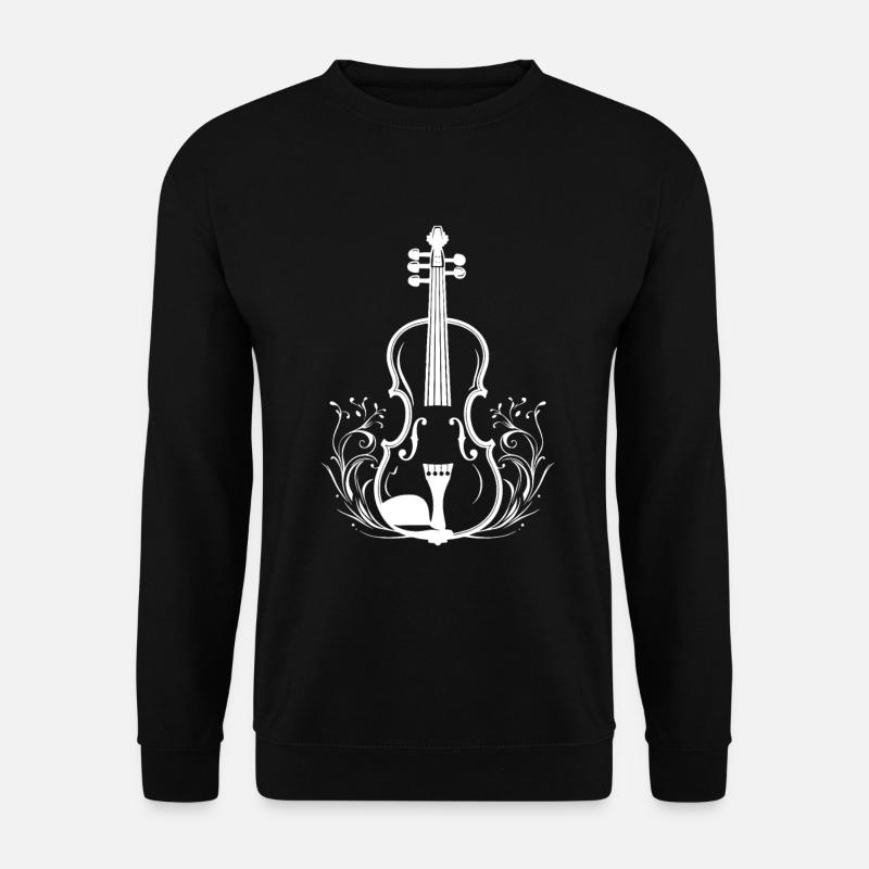 Fiddle Sketch - Unisex Sweatshirt - black