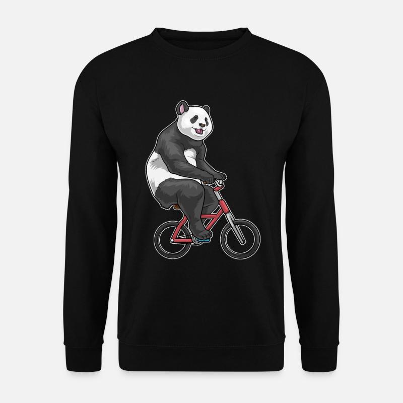 Vélo Panda - Sweat-shirt Unisexe - noir