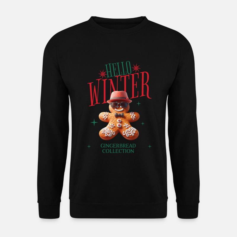 Lebkuchen Collection - Unisex Pullover - Schwarz